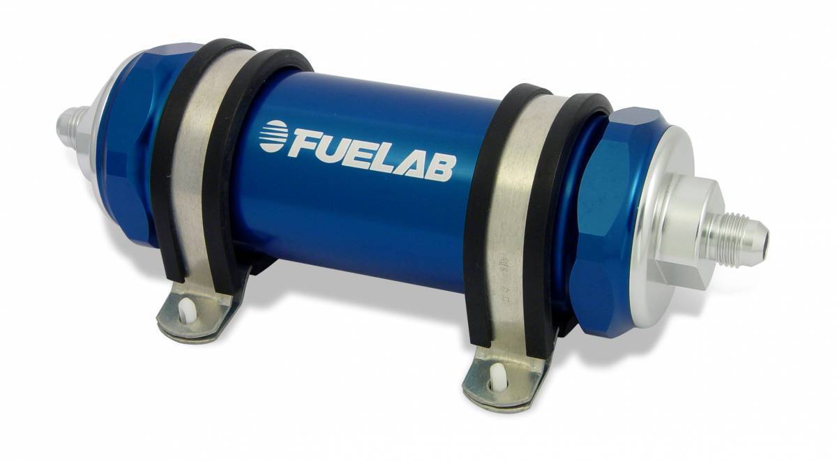 thumbnail image 2 of Universal 1/4'' Red Anodized Aluminum Fuel Filter Kit - Inline 2 of 4