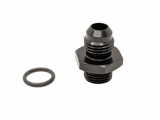 Fuelab - 72101 Port Fitting, Standard, -6AN ORB to -6AN 37 flare
