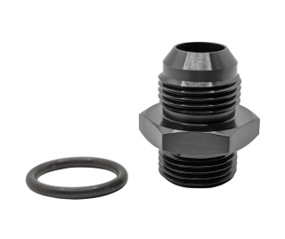 Fuelab - 72104 Port Fitting, Standard, -12AN ORB to -12AN 37 flare