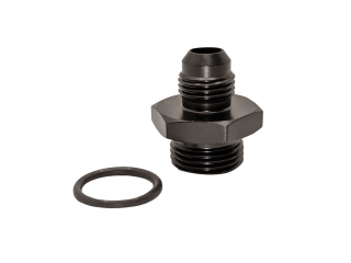 Fuelab - 72201 Port Fitting, Reducer, -8AN ORB to -6AN 37 flare