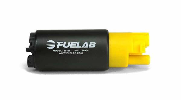 Fuelab - FUELAB 325LPH In-Tank Fuel Pump 325LPH with Inlet Inline With Outlet - 49465