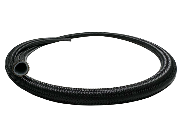 Fuelab - 6AN PTFE Black Nylon Steel Braided Hose