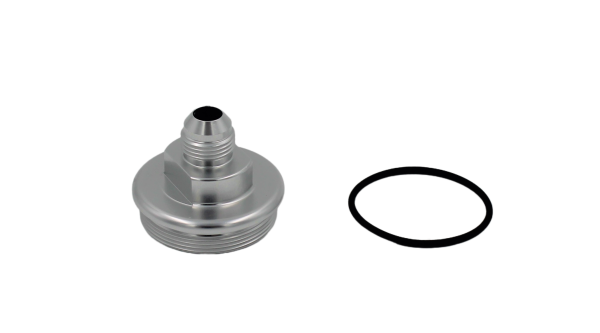 Fuelab - 8AN CLEAR Fuel Filter Outlet Cap