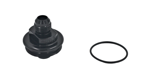 Fuelab - 10AN BLACK Fuel Filter Outlet Cap