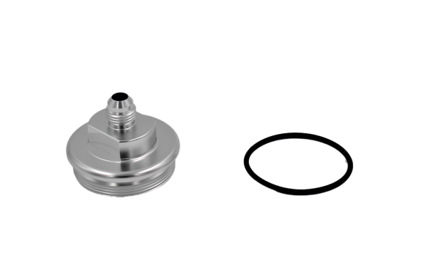 Fuelab - 6AN CLEAR Fuel Filter Inlet Cap
