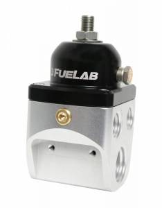 Blocking Fuel Pressure Regulators (Carb) - 585 4 Port High Flow Series Carbureted Blocking Regulator - Fuelab - 10AN Inlet 6AN Outlet Fuel Pressure Regulator 4-12 PSI - 58501