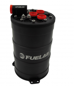 Fuel Systems - Standard Fuel Pump Surge Tank Systems - Fuelab - Single 340lph E85 Pump 2.1L Fuel Surge Tank System - 60701