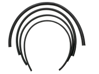 Accessories - AN Hose and Fittings - PTFE Black Nylon Stainless Steel Braided Hose